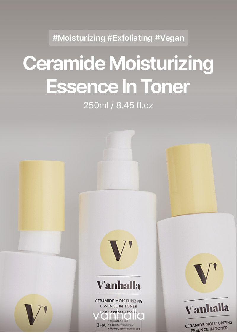 V'anhalla Ceramide Moisturizing Essence in Toner 250ml / 8.45fl.oz.