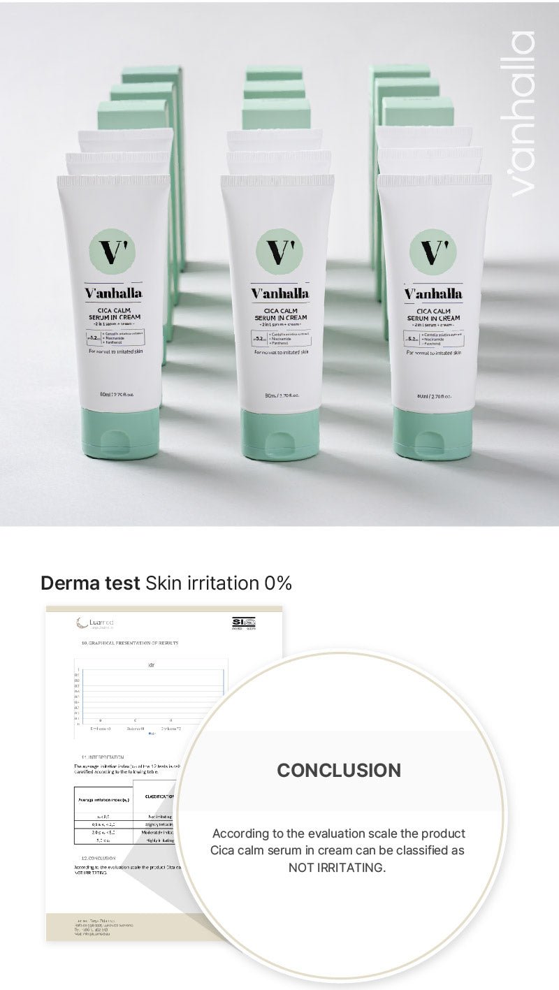 V'anhalla Cica Calm Serum In Cream 80ml / 2.70fl.oz.