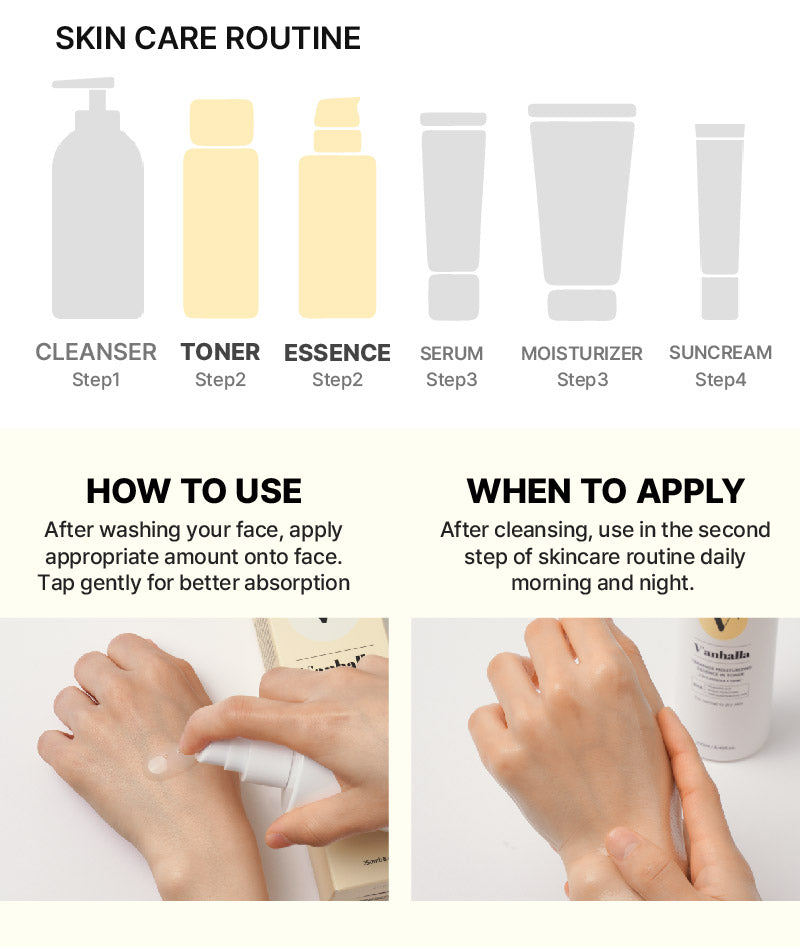 V'anhalla Ceramide Moisturizing Essence in Toner 250ml / 8.45fl.oz.