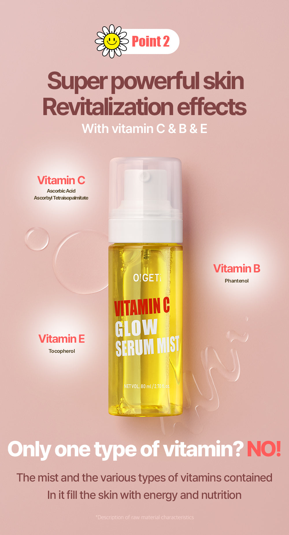 O!GET! Vitamin C Glow Serum Mist