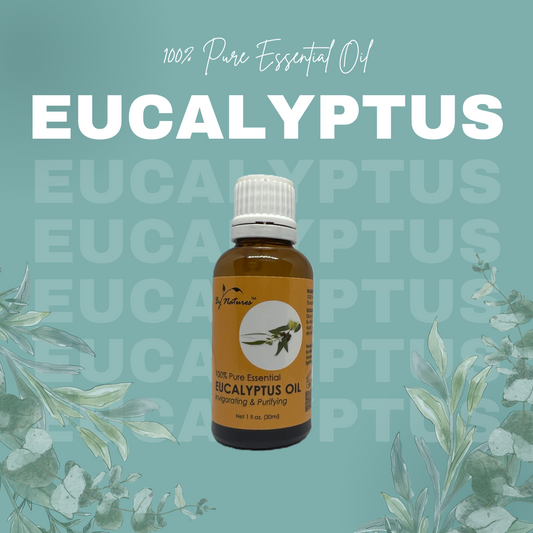 By Natures 100% Pure Essential Eucalyptus Oil, 1 Oz.