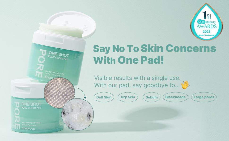 Absoloop One Shot Pore Clear Pad