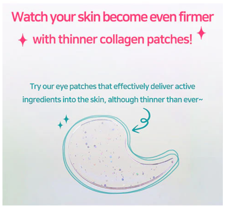 O!GET! Pink Collagen Hydrogel Eye Patch