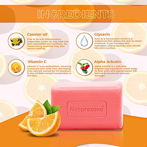 Neoprosona con Vit C Jabón de Belleza Limpiador 80g