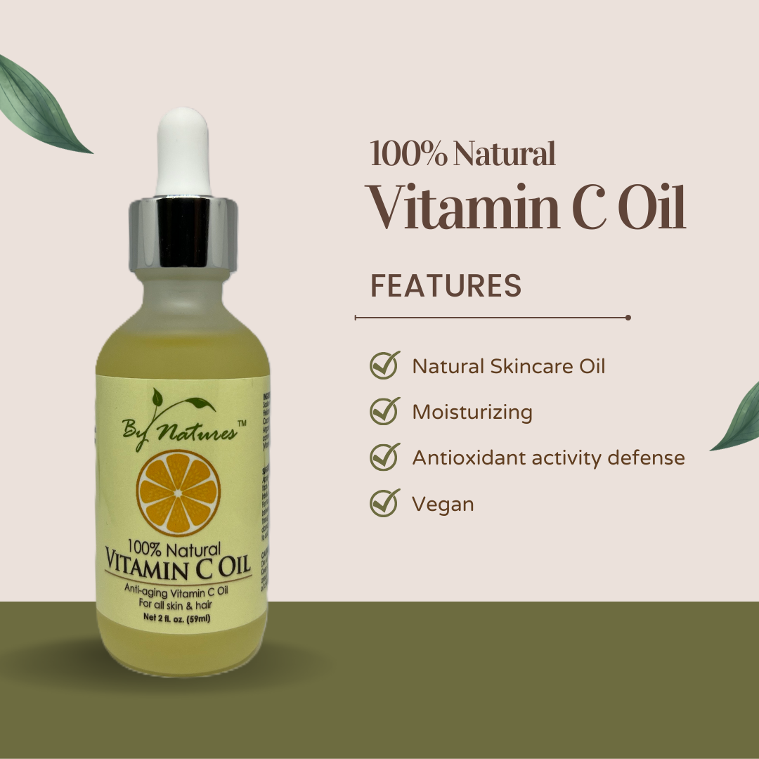 By Natures 100 Aceite natural, aceite de vitamina C, 2 oz.